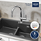 Grohe Minta Kitchen Tap - Pull Out Kitchen Mixer - Chrome