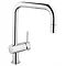 Grohe Minta Kitchen Sink Mixer with Pull Out Spray - Chrome - 32322000 Large Image