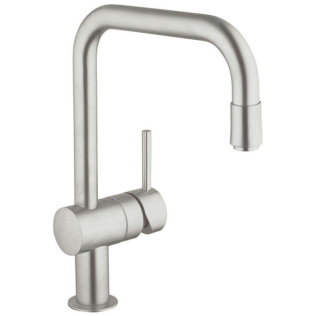Grohe Minta Kitchen Sink Mixer with Pull Out Spray SuperSteel 32067DC0