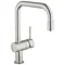 Grohe Minta Kitchen Sink Mixer with Pull Out Spray - SuperSteel - 32067DC0 Large Image