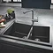 Grohe Minta Kitchen Sink Mixer with Pull Out Spray - SuperSteel - 32168DC0  In Bathroom Large Image