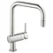 Grohe Minta Kitchen Sink Mixer with Pull Out Spray - SuperSteel - 32322DC0 Large Image