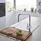 Grohe Minta Single-Lever Kitchen Sink Mixer Tap with Pull Out Spray - 32322002  Profile Large Image