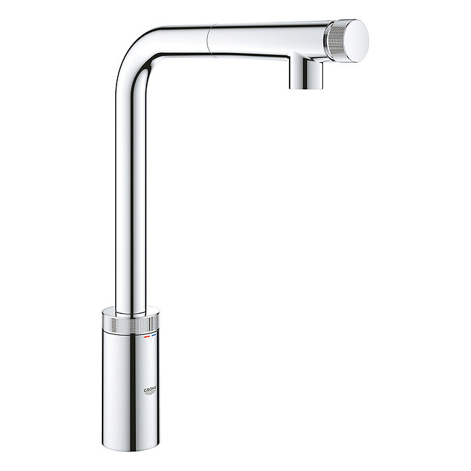 Grohe Minta Smartcontrol Kitchen Sink Mixer with Pull Out Spray - 31613000 Large Image