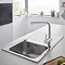 Grohe Minta Stainless Steel Kitchen Sink & Tap Bundle - 31573SD0 additional Large Image