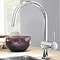 Grohe Minta Touch Electronic Kitchen Sink Mixer with Pull Out Spray - Chrome - 31358000  Profile Lar