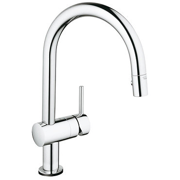 Grohe Minta Touch Electronic Kitchen Sink Mixer with Pull Out Spray - Chrome - 31358001  Profile Lar