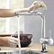 Grohe Minta Touch Electronic Kitchen Sink Mixer with Pull Out Spray - Chrome - 31360000 Feature Large Image