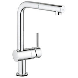 Grohe Minta Touch Electronic Kitchen Sink Mixer with Pull Out Spray - Chrome - 31360001 Medium Image