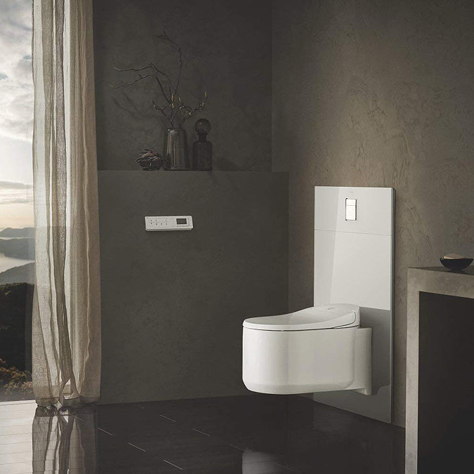 Grohe Moon White Skate Cosmopolitan Glass Cover - 39374LS0 Profile Large Image