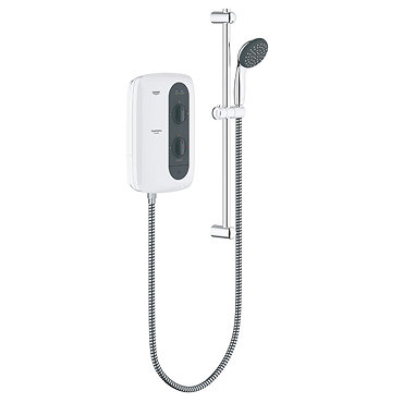 Grohe New Tempesta 100 9.5kW Pressure Stabilized Electric Shower - Frosted Granite - 26221000  Profi