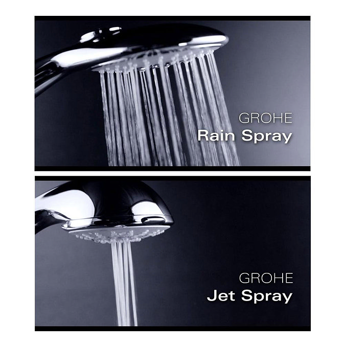 Grohe New Tempesta 100 Shower Handset with 2 Spray Pattern - 2759710E Profile Large Image