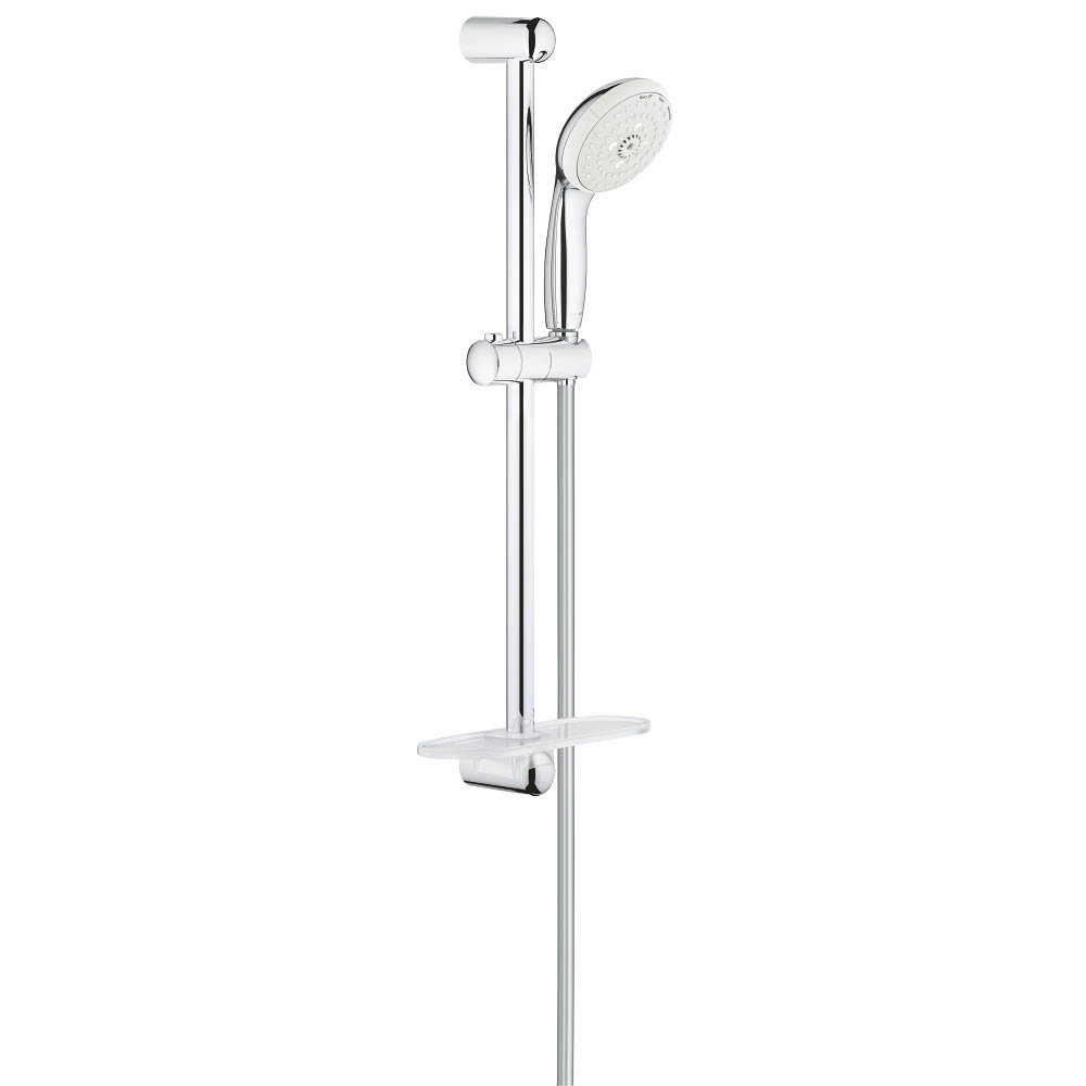 Grohe New Tempesta 100 Shower Rail Set 3 Sprays with EasyReach Tray - 27600001 Large Image