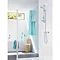 Grohe New Tempesta 100 Shower Slider Rail Kit - 27600000 Standard Large Image