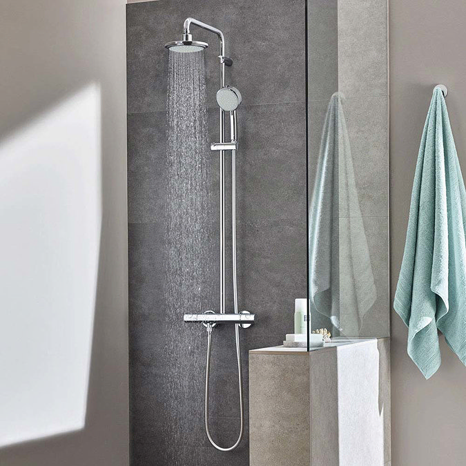 Grohe New Tempesta Cosmopolitan 160 Thermostatic Shower system - 27922000  In Bathroom Large Image