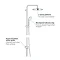 Grohe New Tempesta System 210 Flex Shower System with Diverter - 26381001  Profile Large Image