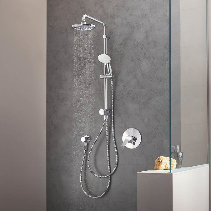 Grohe New Tempesta System 210 Flex Shower System with Diverter - 26381001  Standard Large Image