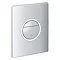 Grohe Nova Cosmopolitan Light Flush Plate - 38809000 Large Image