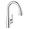 Grohe Parkfield Kitchen Sink Mixer with Pull Out Spray - Chrome - 30215000 Large Image