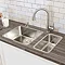 Grohe Parkfield Kitchen Sink Mixer with Pull Out Spray - SuperSteel - 30215DC0  Feature Large Image