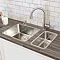 Grohe Parkfield Kitchen Sink Mixer with Pull Out Spray - SuperSteel - 30215DC0 Feature Large Image