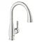Grohe Parkfield Kitchen Sink Mixer with Pull Out Spray - SuperSteel - 30215DC0 Large Image
