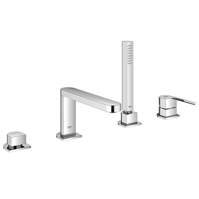 Grohe Plus 4 Tap Hole Single Lever Bath Shower Mixer Tap - 29307003 Large Image