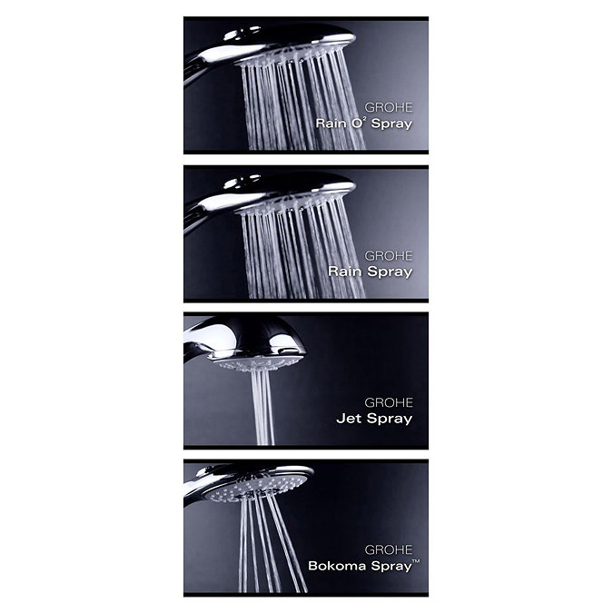 Grohe Power&Soul 160 4 Spray Shower Slider Rail Kit - 27750000 Feature Large Image