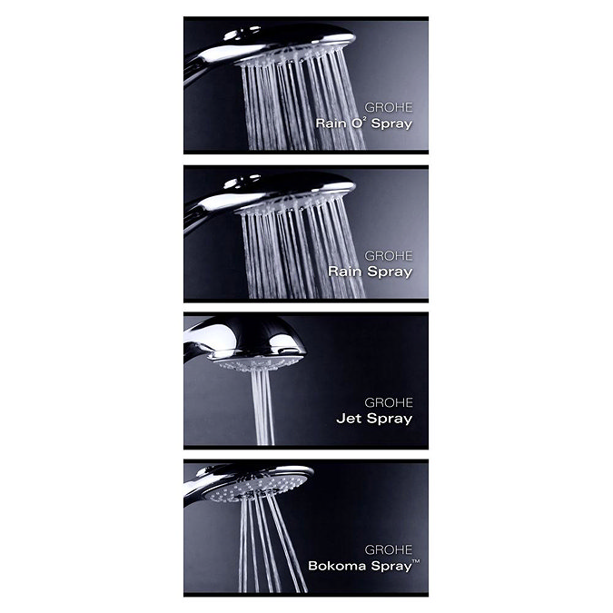 Grohe Power&Soul 160 Shower Handset with 4 Spray Patterns - 27674000 Feature Large Image
