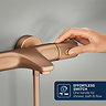 Grohe Precision Feel Thermostatic Bath Shower Mixer 1/2" - Brushed Bronze