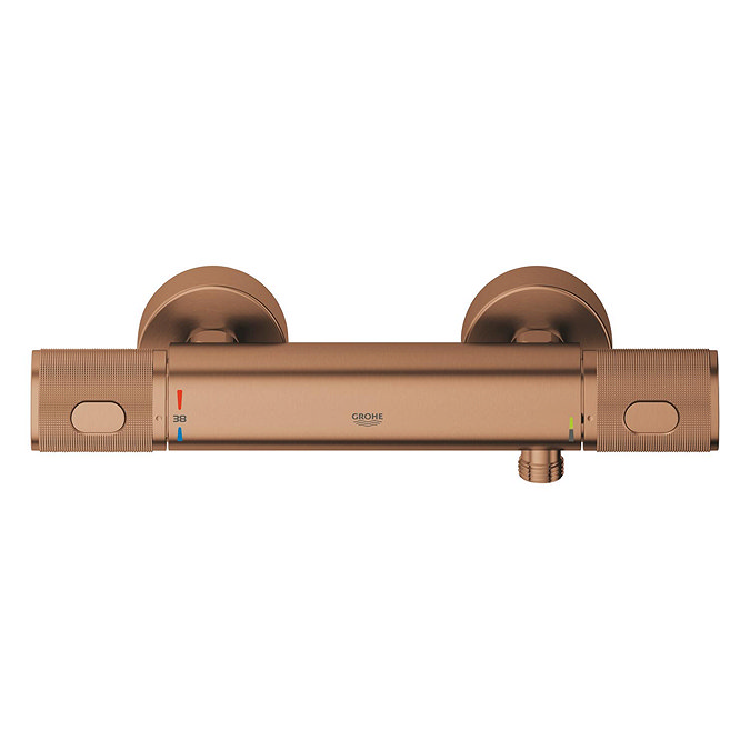 Grohe Precision Feel Thermostatic Shower Mixer 1/2" - Brushed Bronze