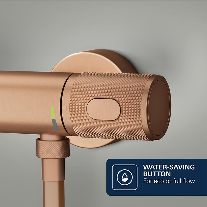 Grohe Precision Feel Thermostatic Shower Mixer 1/2" - Brushed Bronze