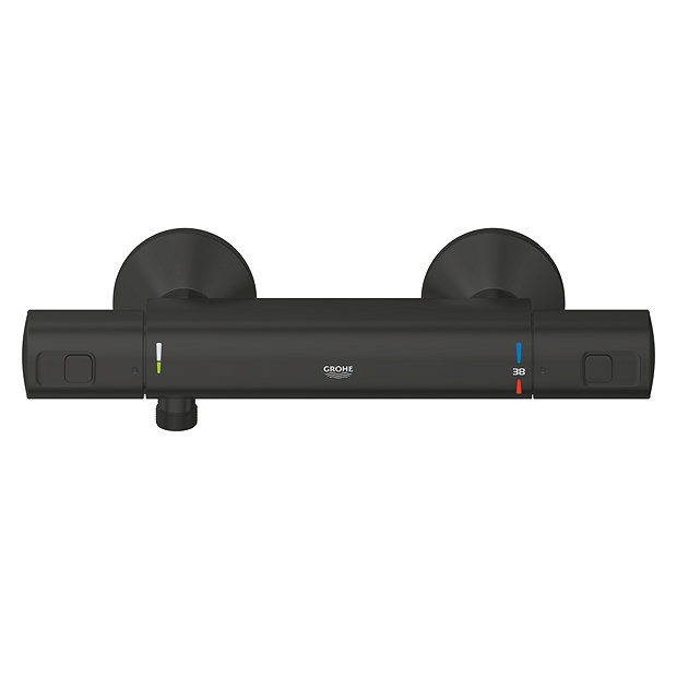 Grohe Precision Matt Black Start Thermostatic Shower Mixer 1/2"