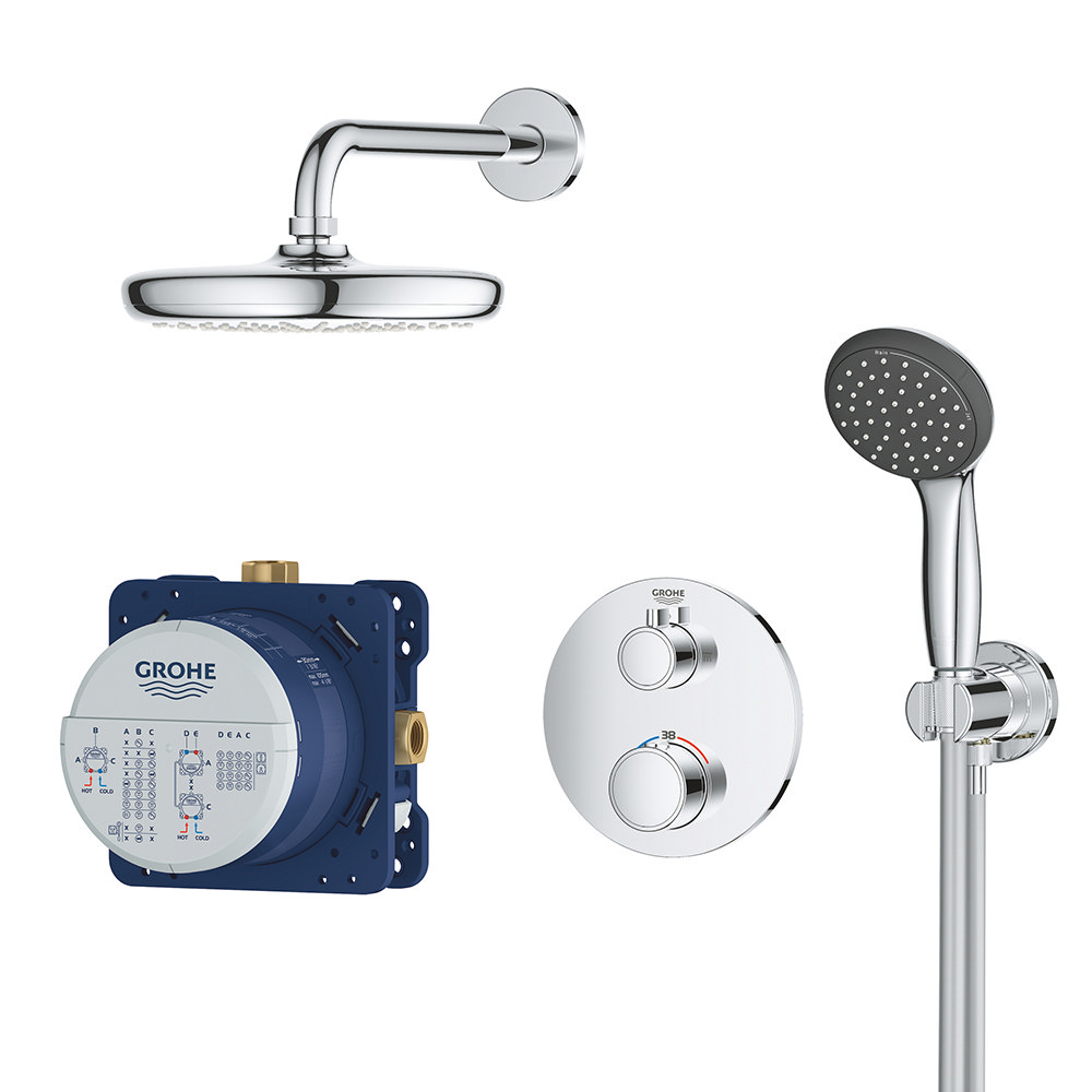 Grohe Precision Trend Perfect Shower Set With Vitalio Start 210 34733002   34733002 D1 