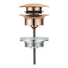 Grohe Push-Open Slotted Basin Waste – Brushed Bronze
