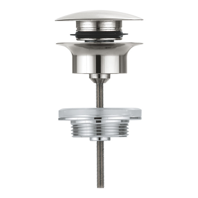 Grohe Push-Open Slotted Basin Waste – Supersteel