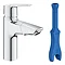 Grohe QuickFix Start Mono Basin Mixer with Pull Out Spout + Push-Open Waste - 24205003  Standard Lar
