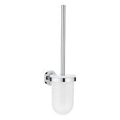 Grohe Start QuickFix Toilet Brush Set - Chrome
