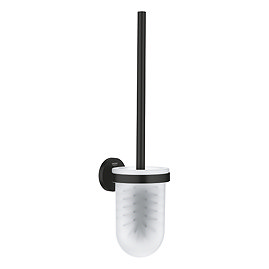 Grohe Start QuickFix Toilet Brush Set - Matt Black