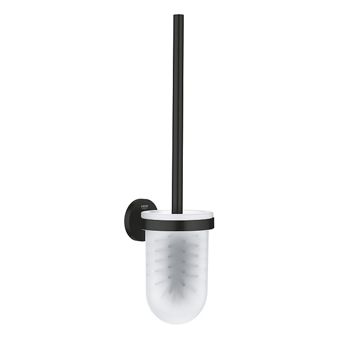 Grohe Start QuickFix Toilet Brush Set - Matt Black