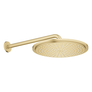 Grohe Rainshower Cosmopolitan 310 Wall Mounted Shower Head - Brushed Gold