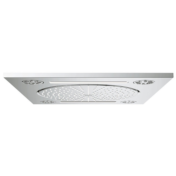 Grohe Rainshower F-Series 15" Ceiling Head Shower with 3 Spray Patterns - 27939001  additional Large Image