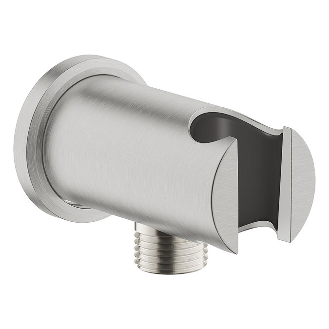 Grohe Rainshower Shower Outlet Elbow with Holder - Supersteel