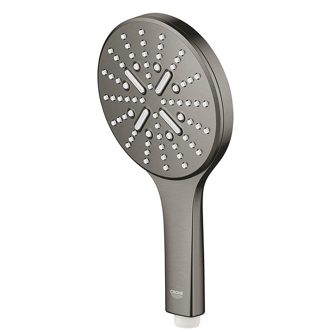 Grohe Rainshower SmartActive 130 Shower Handset with 3 Spray Patterns - Brushed Anthracite