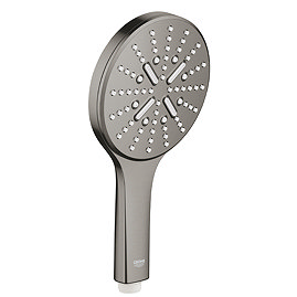 Grohe Rainshower SmartActive 130 Shower Handset with 3 Spray Patterns - Brushed Anthracite