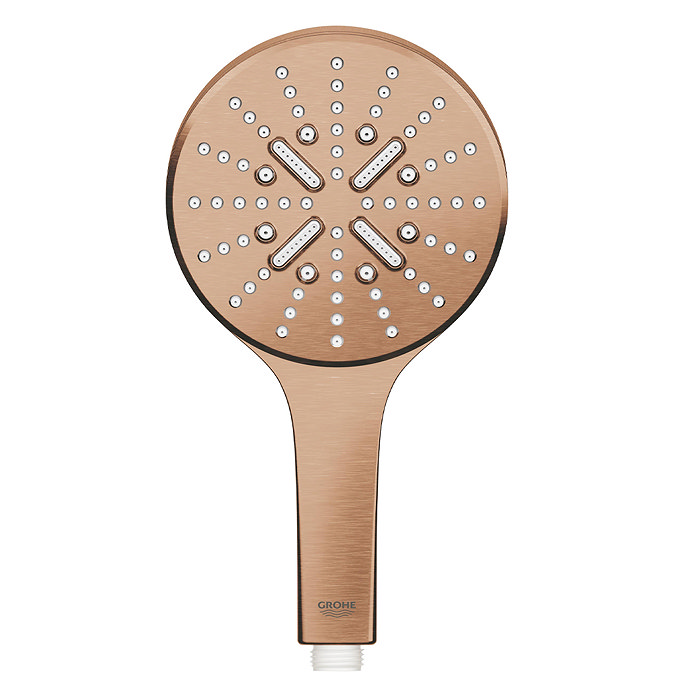 Grohe Rainshower SmartActive 130 Shower Handset with 3 Spray Patterns - Brushed Bronze