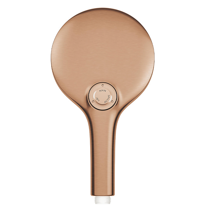 Grohe Rainshower SmartActive 130 Shower Handset with 3 Spray Patterns - Brushed Bronze