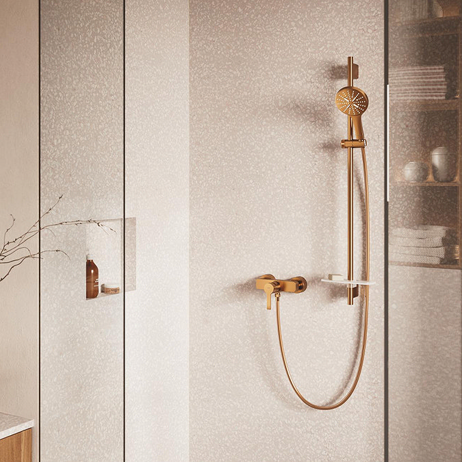 Grohe Rainshower SmartActive 130 Shower Handset with 3 Spray Patterns - Brushed Bronze