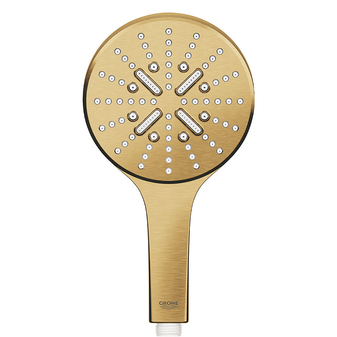 Grohe Rainshower SmartActive 130 Shower Handset with 3 Spray Patterns - Brushed Gold