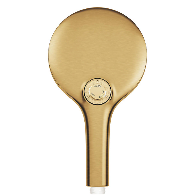 Grohe Rainshower SmartActive 130 Shower Handset with 3 Spray Patterns - Brushed Gold